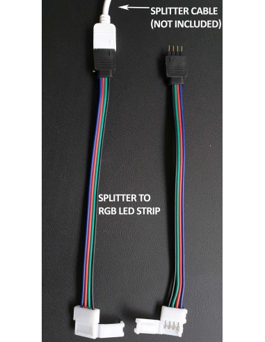 RGB 10mm connector cable