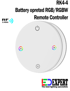 RK4-4 RGB/RGBW REMOTE CONTROLLER