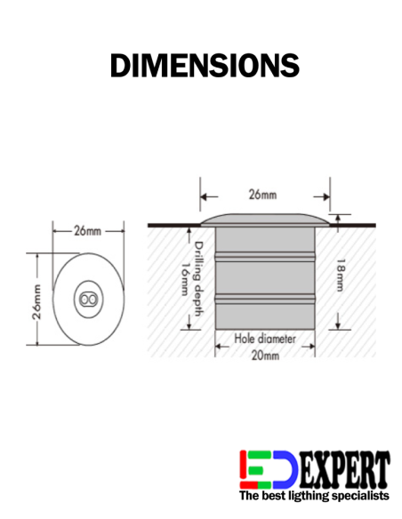 ED-CV(D) DOOR SENSOR SIZE ED-CV(D) DOOR SENSOR SIZE