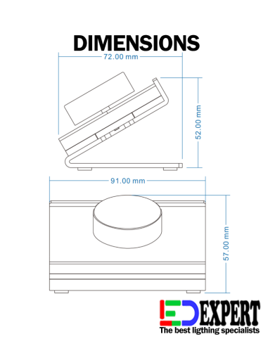DESK rotary RF Dimmer
