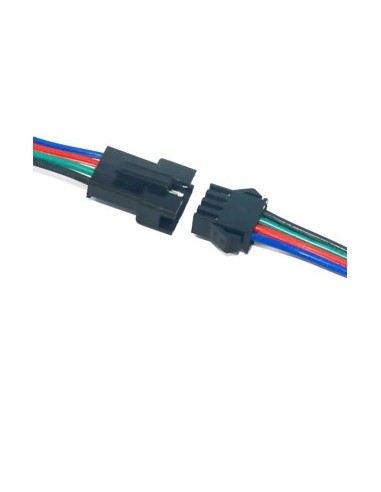 4 PIN - RGB - Female  SM JST connector with 15cm bare cable.