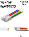 8mm cob rgb connector