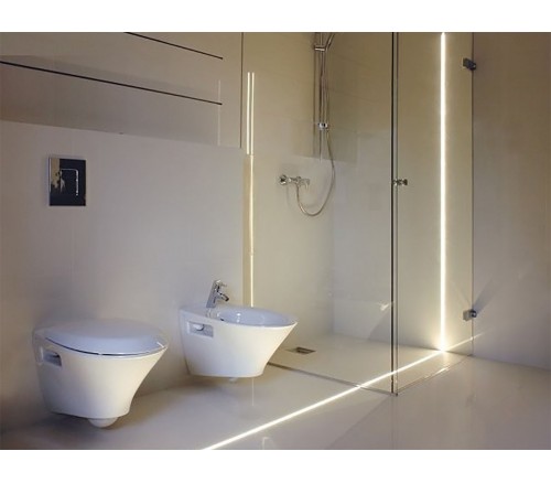 Alp-009 Tile - LED Aluminium profile - NO Flange - 2 m
