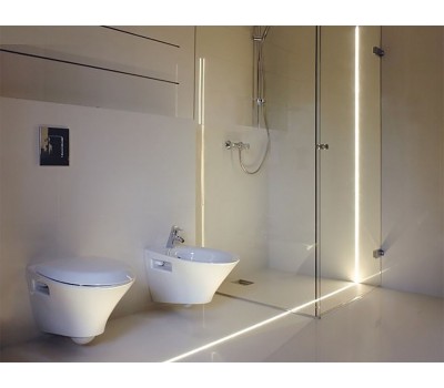 Alp-009 Tile - LED Aluminium profile - NO Flange - 2 m