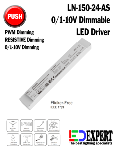 LN-150-24-AS DIMMABLE DRIVER