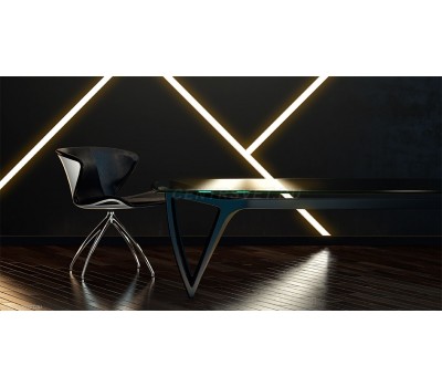 Alp-009 Tile - LED Aluminium profile - NO Flange - 2 m