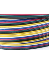 RGBW-WW 6 cores  flat cable 18AWG - 0.75mm2 2