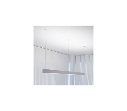 2.5m Extra wide BLACK LED Aluminium profile - with no flange - Alp-7535-B