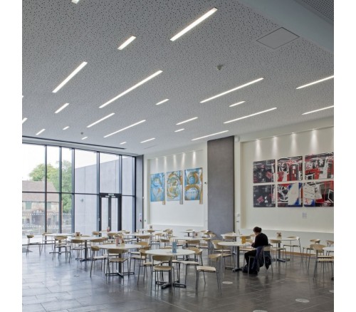 2.5m Extra wide BLACK LED Aluminium profile - with no flange - Alp-7535-B