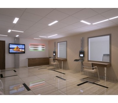 2.5m Extra wide BLACK LED Aluminium profile - with no flange - Alp-7535-B
