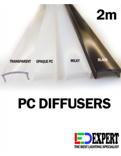 EXTRA DIFFUSER - BLACK, OPAQUE, MILKY LONG