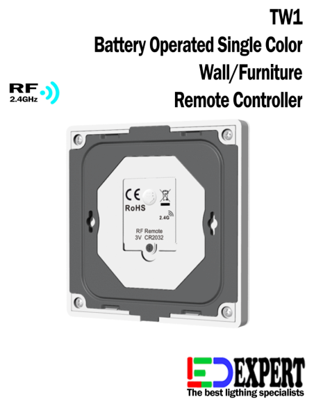 Slim Wall Touch Switch Back