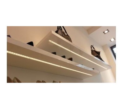 U LED PROFILE UNDER SHELF