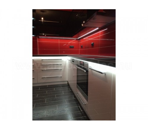 ALP-002 - WHITE - Low LED Aluminium profile - no flange - 1m