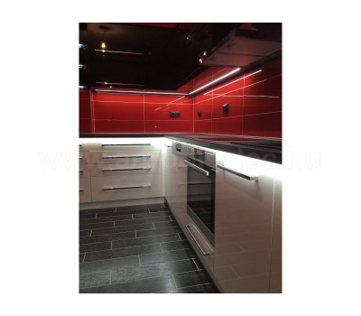 ALP-002 - WHITE - Low LED Aluminium profile - no flange - 1m
