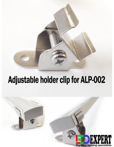 ALP-002 - WHITE - Low LED Aluminium profile - no flange - 1m