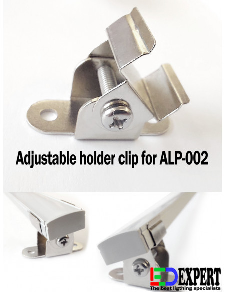 ALP-002 - WHITE - Low LED Aluminium profile - no flange - 1m