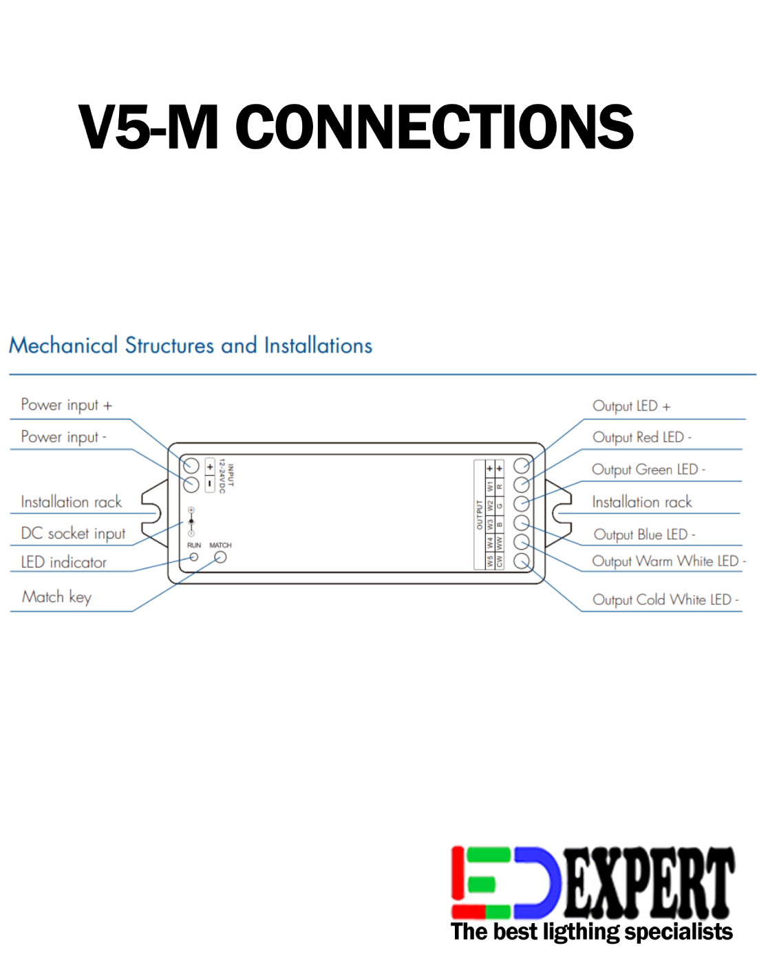 V5-M CONNECTIONS